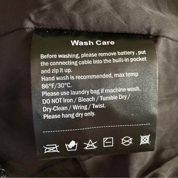 Heated Black Jacket, Men’s Medium - Picture 8 of 14